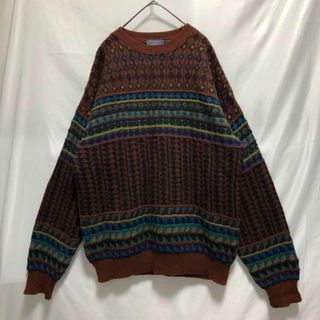 ペンドルトン(PENDLETON)の70s ビンテージ pendolton ペンドルトン 3D ニット セーター(ニット/セーター)