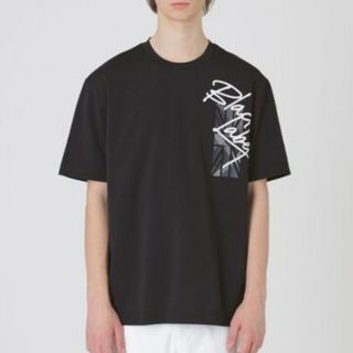 ブラックレーベルクレストブリッジ(BLACK LABEL CRESTBRIDGE)の【新品】ブラックレーベルクレストブリッジ　Tシャツ　L　黒　バーバリー　145(Tシャツ/カットソー(半袖/袖なし))