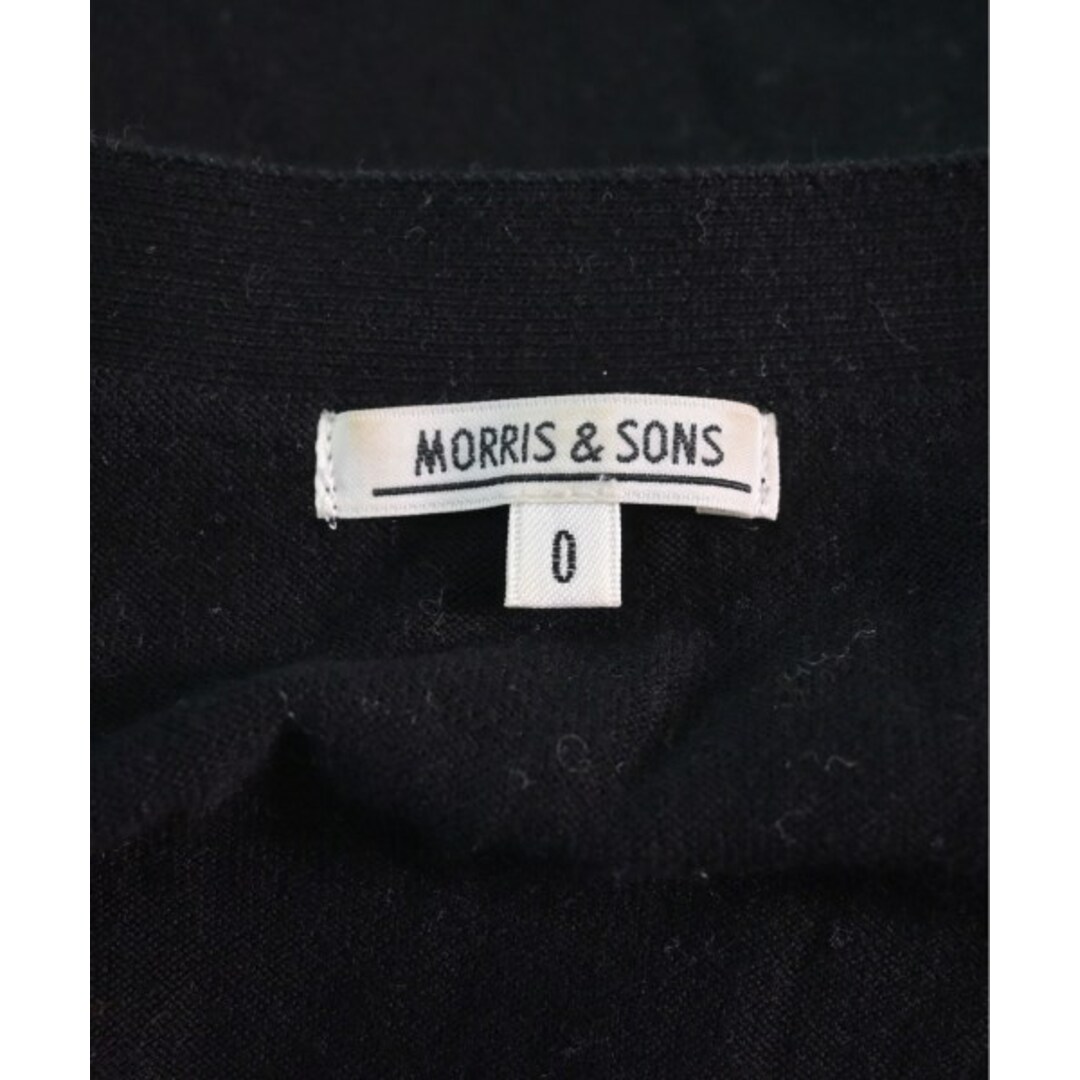 MORRIS & SONS(モリスアンドサンズ)のMorris&Sons モリスアンドサンズ カーディガン 0(XS位) 黒 【古着】【中古】 レディースのトップス(カーディガン)の商品写真