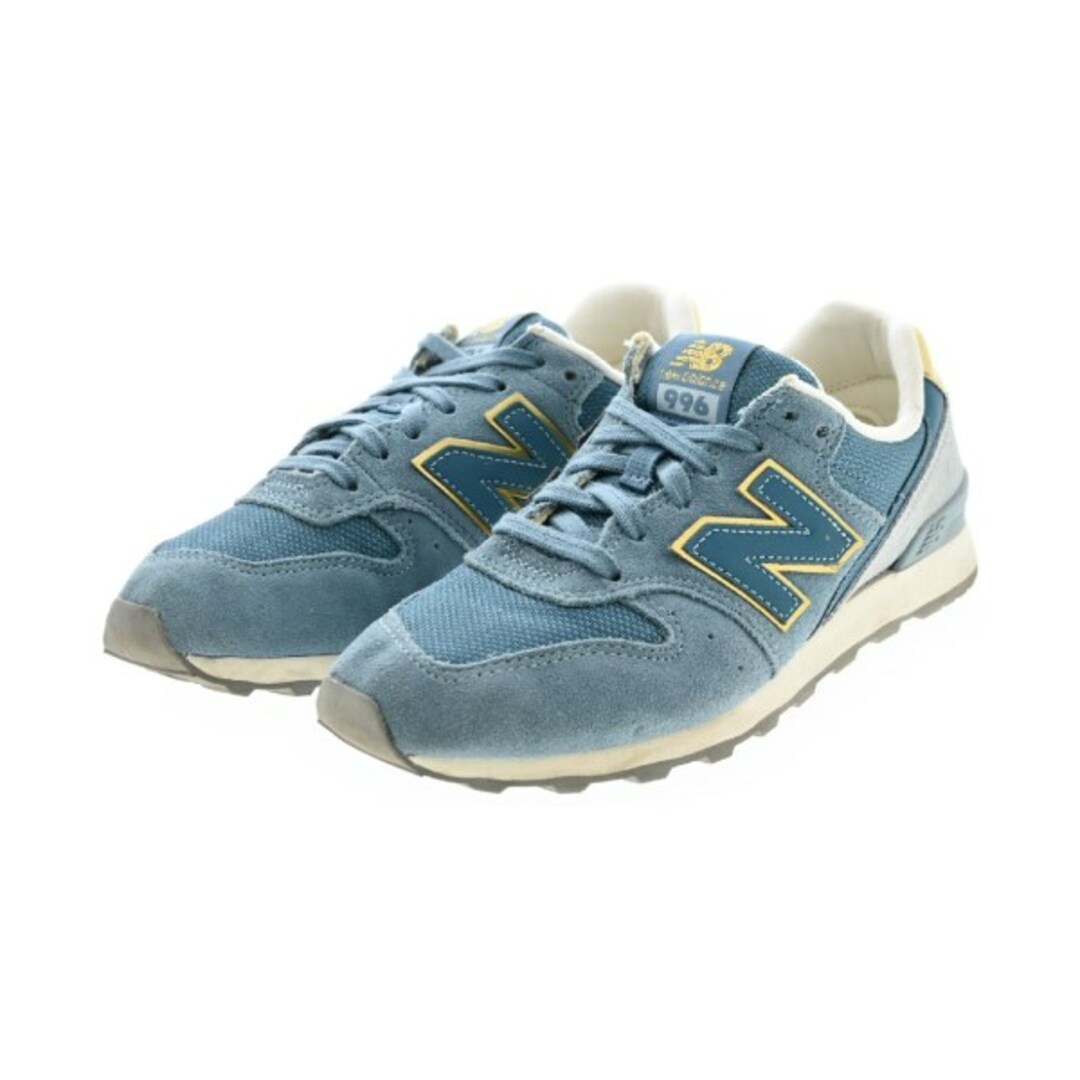 New Balance(ニューバランス)のNew Balance スニーカー 23cm ブルーグレー系x水色系xグレー等 【古着】【中古】 レディースの靴/シューズ(スニーカー)の商品写真