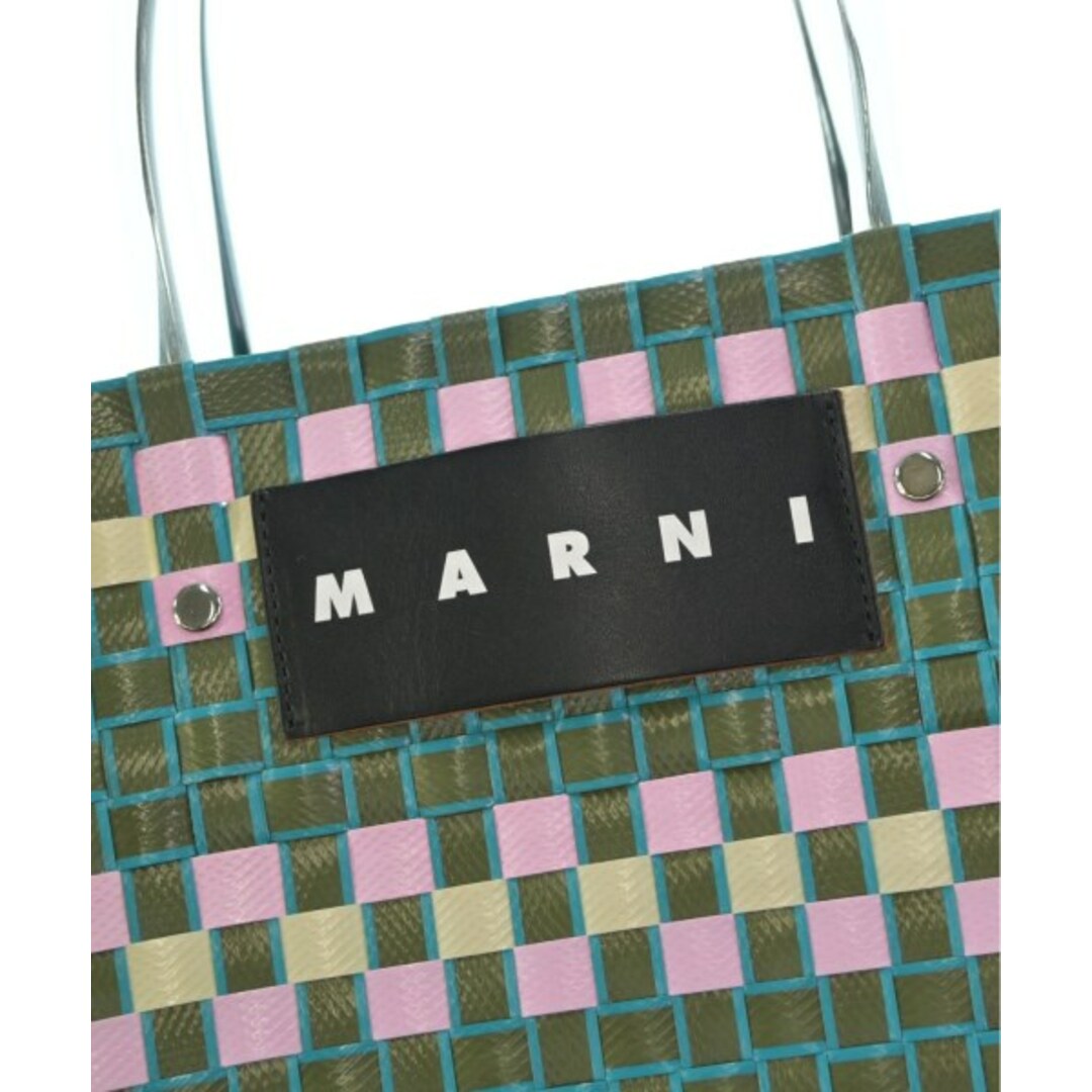 Marni(マルニ)のMARNI マルニ ハンドバッグ - グレー系xピンク系x青系 【古着】【中古】 レディースのバッグ(ハンドバッグ)の商品写真