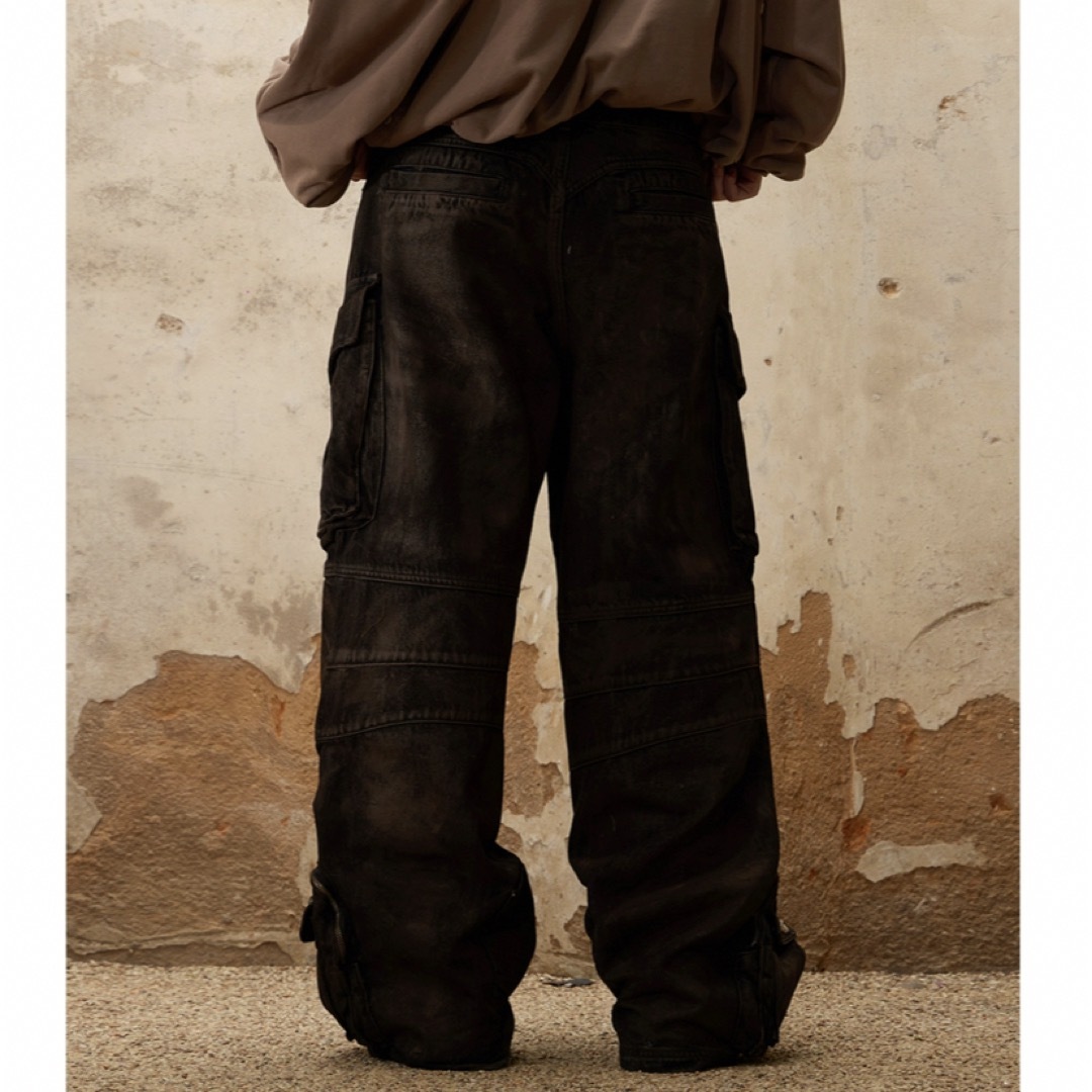 Personsoul Mud Dirty Denim JeansYohjiYamamoto