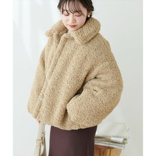 ナチュラルクチュール(natural couture)のナチュラルクチュール　ぽわ袖ボアコート(ブルゾン)