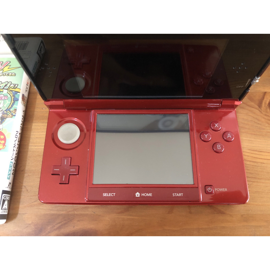 ニンテンドー3DS(ニンテンドー3DS)の決定済み/.   任天堂中古3DS 本体 ＋ソフト3点つき エンタメ/ホビーのゲームソフト/ゲーム機本体(携帯用ゲーム機本体)の商品写真