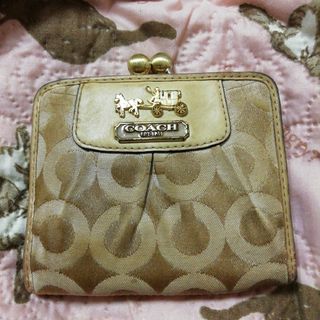 コーチ(COACH) がま口 財布(レディース)（ベージュ系）の通販 12点