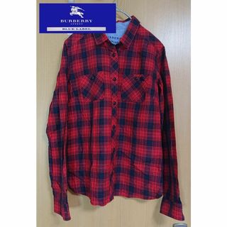 バーバリーブルーレーベル(BURBERRY BLUE LABEL)のBURBERRY  BLUE LABEL Sサイズ レディース チェックシャツ(シャツ/ブラウス(長袖/七分))