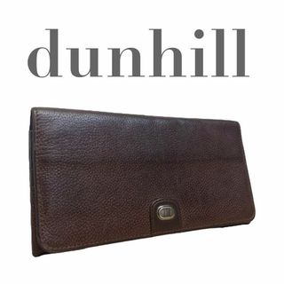 ダンヒル(Dunhill)のDunhill 1602 長財布 ブラウン 本革 ロングウォレット(その他)