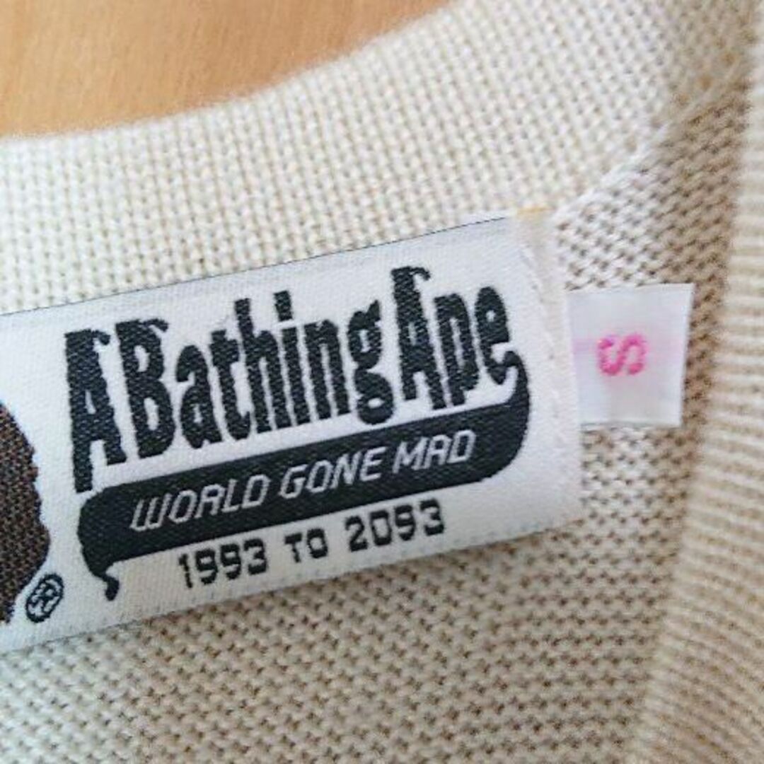 A BATHING APE(アベイシングエイプ)のA BATHING APE ワンピース Sサイズ エイプ レディースワンピ レディースのワンピース(ひざ丈ワンピース)の商品写真