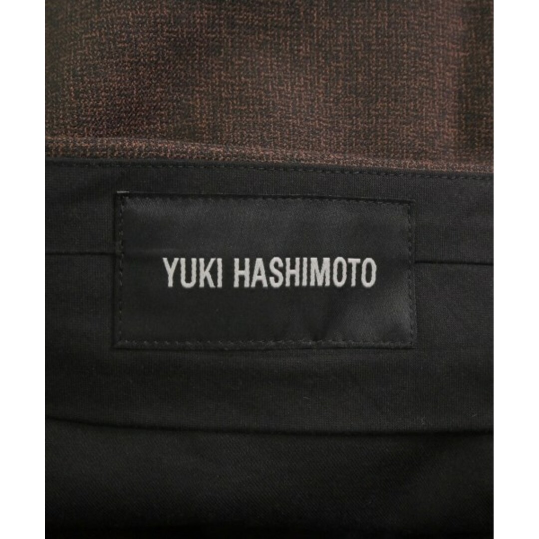 YUKI HASHIMOTO ユキハシモト スラックス 48(L位) 茶 【古着】【中古