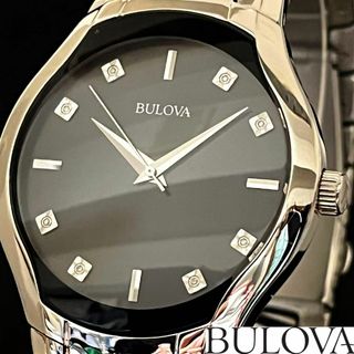 ブローバ(Bulova)の【BULOVA】ブローバ/ダイヤモンド/メンズ腕時計/お洒落/シルバー色/高級(腕時計(アナログ))