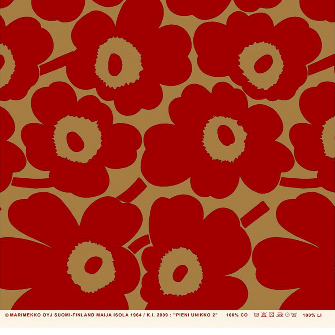 marimekko(マリメッコ)のマリメッコ Pieni Unikko2 コットンファブリック 1m ハンドメイドの素材/材料(生地/糸)の商品写真