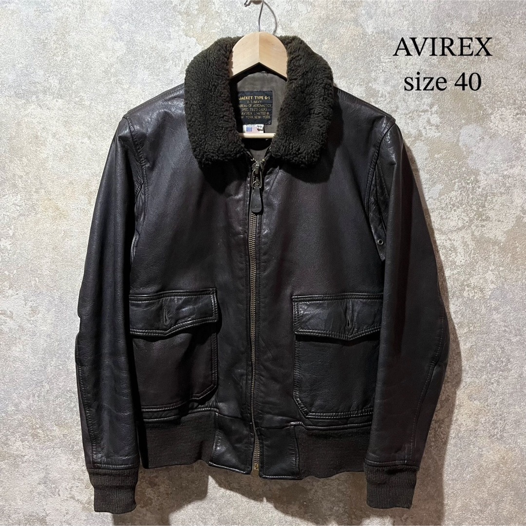 超お買い得！ AVIREX アヴィレックス レザー フライトジャケット