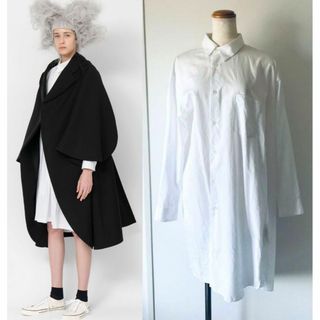 コムデギャルソン(COMME des GARCONS)の22AW コレクション コムコム コムデギャルソン 変形 ねじれシャツワンピース(ひざ丈ワンピース)