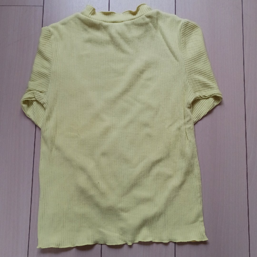 F.O.KIDS(エフオーキッズ)の黄色　F.O.インターナショナル　140 ハイネック キッズ/ベビー/マタニティのキッズ服女の子用(90cm~)(Tシャツ/カットソー)の商品写真