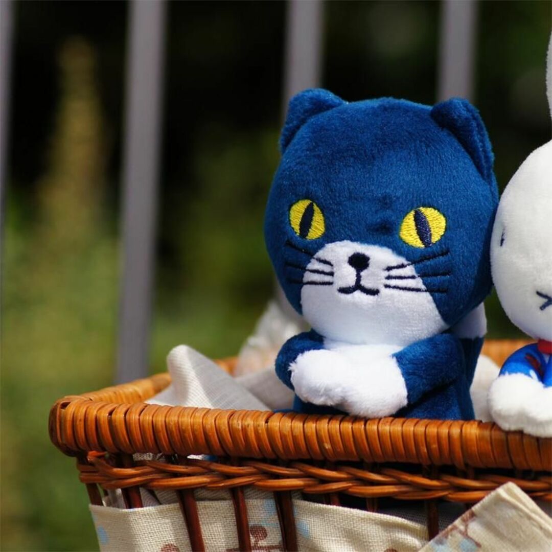 T-ARTS(タカラトミーアーツ)のちょっこりさん ミッフィー スプリングフラワー ねこ miffy and cat エンタメ/ホビーのおもちゃ/ぬいぐるみ(ぬいぐるみ)の商品写真