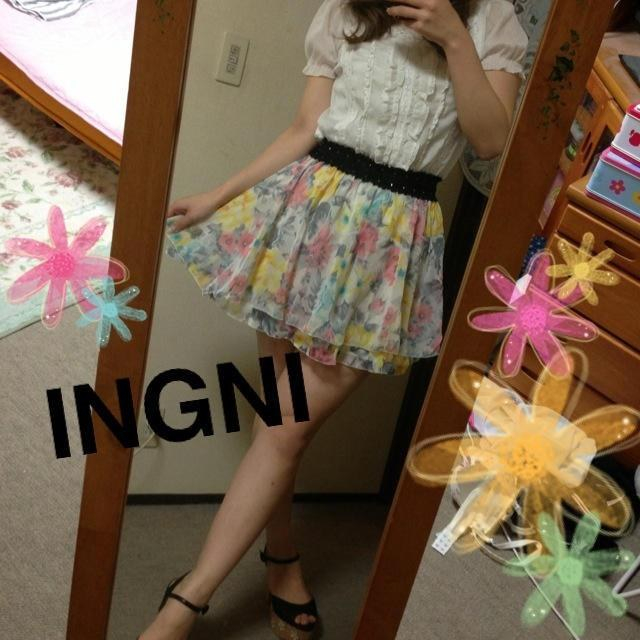 INGNI(イング)の♡INGNI花柄スカート♡ レディースのスカート(ミニスカート)の商品写真