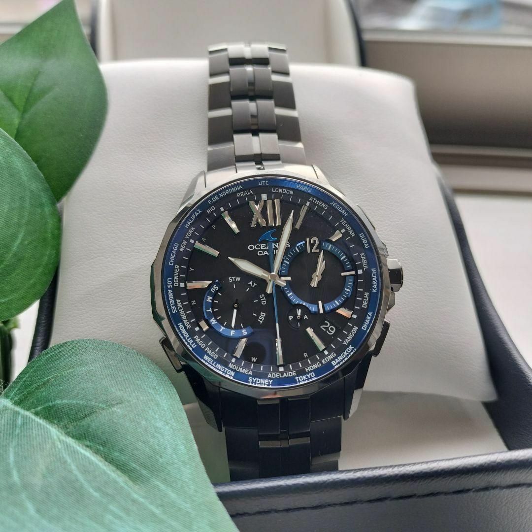 【美品】CASIO カシオ オシアナス OCW-S3400B-1AJFshopりん