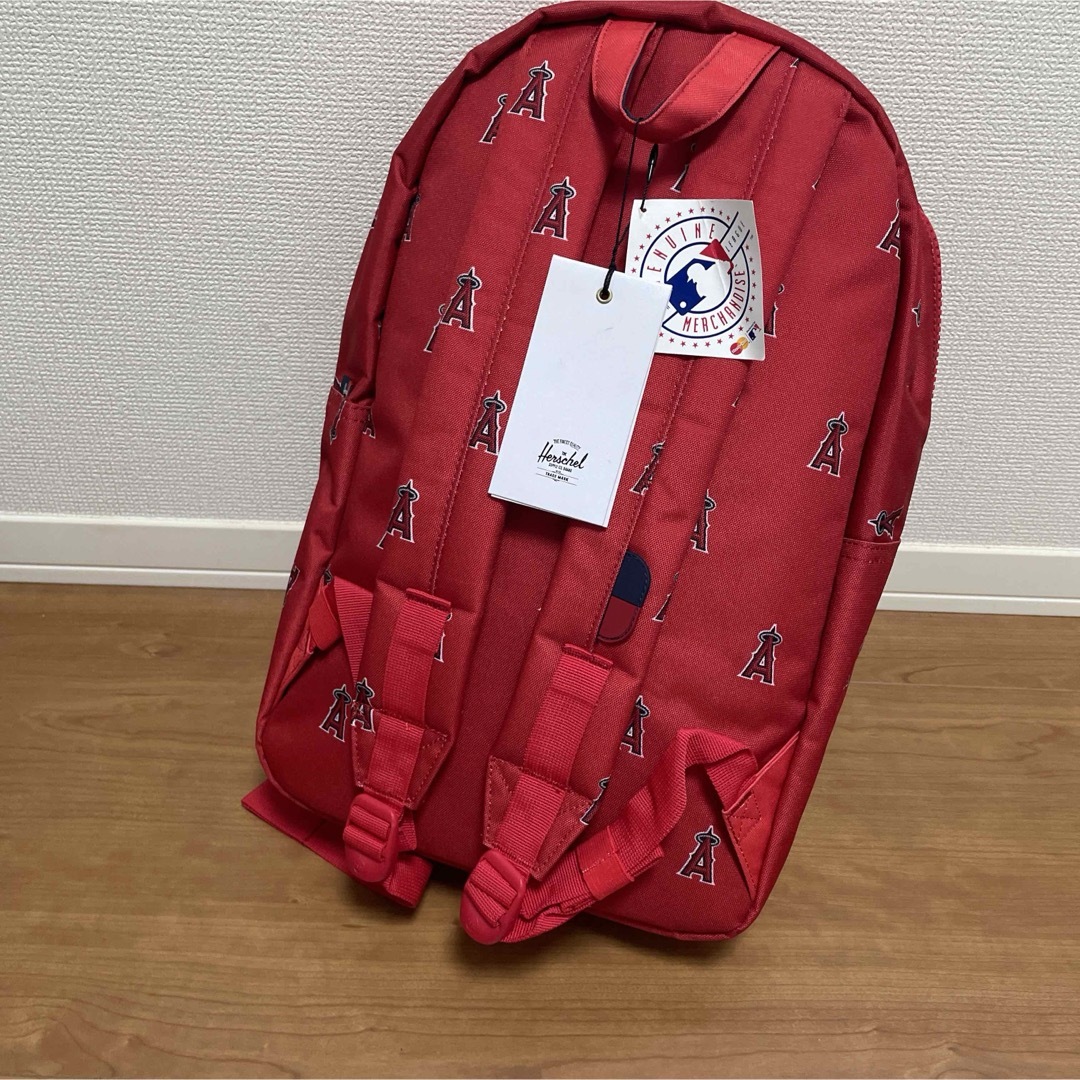 Herschel Supply(ハーシェルサプライ)の新品　未使用品　ハーシェルサプライ　ロサンゼルス　エンゼルス　バッグパック レディースのバッグ(リュック/バックパック)の商品写真