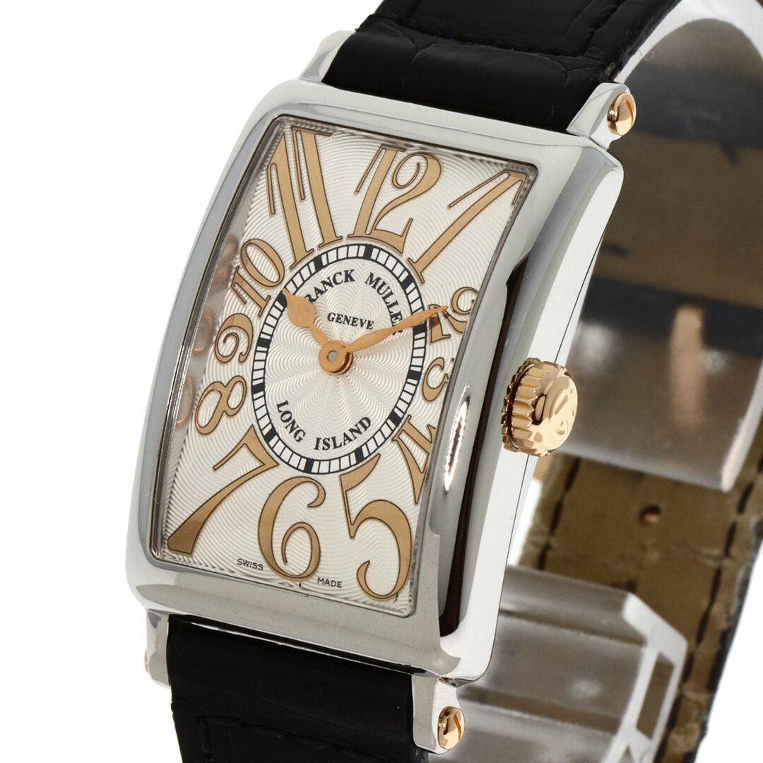 FRANCK MULLER(フランクミュラー)のFRANCK MULLER 902QZRELSTG ロングアイランド 腕時計 SS 革 レディース レディースのファッション小物(腕時計)の商品写真