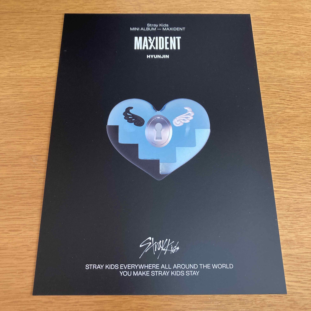 Stray Kids MAXIDENT ミニポスター トレカ ヒョンジン