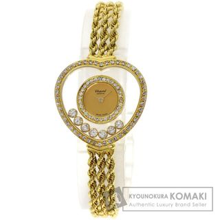 ショパール(Chopard)のChopard 20/4502 ハッピーダイヤモンド ハート メーカーコンプリート 腕時計 K18YG K18YG ダイヤモンド レディース(腕時計)