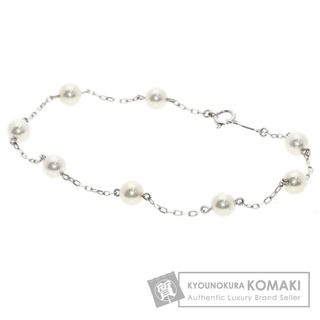 ミキモト(MIKIMOTO)のMIKIMOTO ステーション アコヤパール 真珠 ブレスレット K18WG レディース(ブレスレット/バングル)