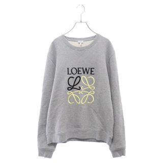 定価122000円LOEWE 22AW アナグラム ロゴ長袖 コットン シャツ  アイボリー 美品