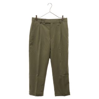 ワコマリア(WACKO MARIA)のWACKO MARIA ワコマリア DORMEUIL PLEATED TROUSERS TYPE-2 ドーメルプリーツトラウザーズスラックスパンツ グリーン(その他)