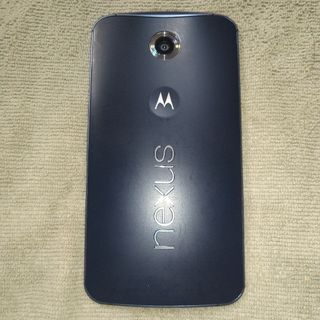 グーグルネクサス(Google Nexus)のジャンク Nexus6 Navy 32GB SIMフリー Android11(スマートフォン本体)