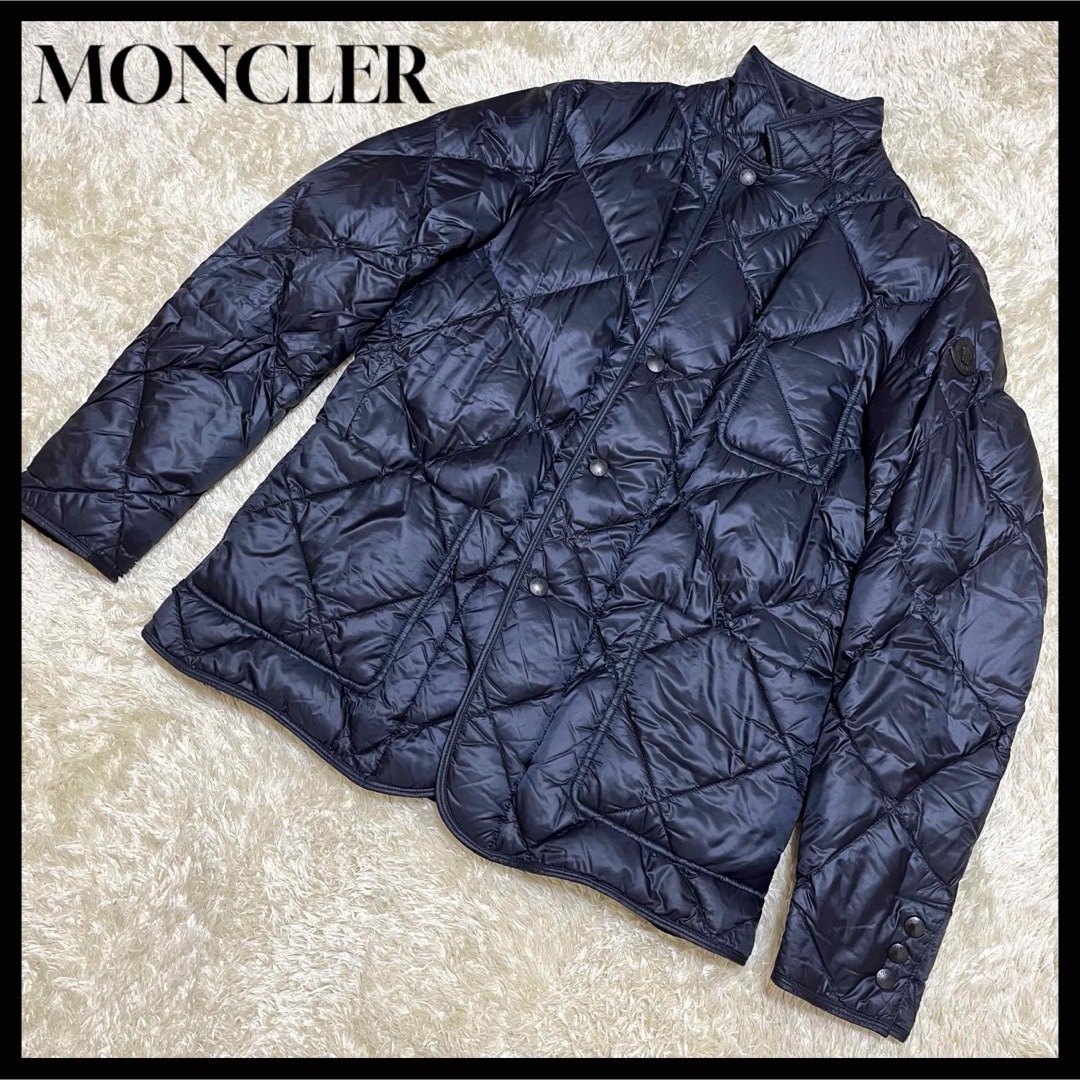 MONCLER(モンクレール)の✨大きいサイズ✨MONCLER NORMAN GIACCA XXL 4 濃紺 メンズのジャケット/アウター(ダウンジャケット)の商品写真