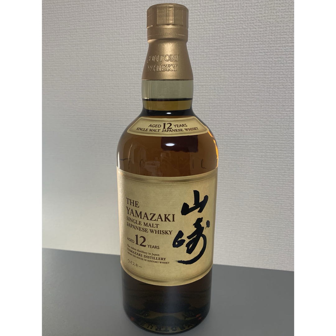 サントリー(サントリー)のサントリー シングルモルト ウイスキー 山崎12年 700ml 箱無し 食品/飲料/酒の酒(ウイスキー)の商品写真