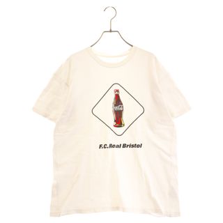 エフシーアールビー(F.C.R.B.)のF.C.R.B./F.C.Real Bristol/FCRB エフシーアールビー/エフシーレアルブリストル 16AW×COCA-COLA EMBLEM TEE×コカコーラ ロゴプリント クルーネック半袖Tシャツ FCRB-167116 ホワイト(Tシャツ/カットソー(半袖/袖なし))