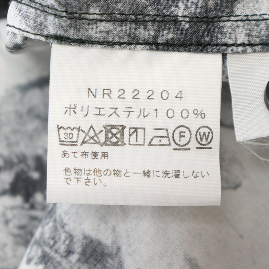 THE NORTH FACE(ザノースフェイス)のTHE NORTH FACE ザノースフェイス WALLS SHIRT ショートスリーブ ウォールズ 半袖シャツ 総柄 グレー NR22204 メンズのトップス(シャツ)の商品写真