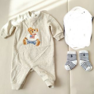 ラルフローレン(Ralph Lauren)のRalph Lauren baby カバーオール&靴下セット(カバーオール)