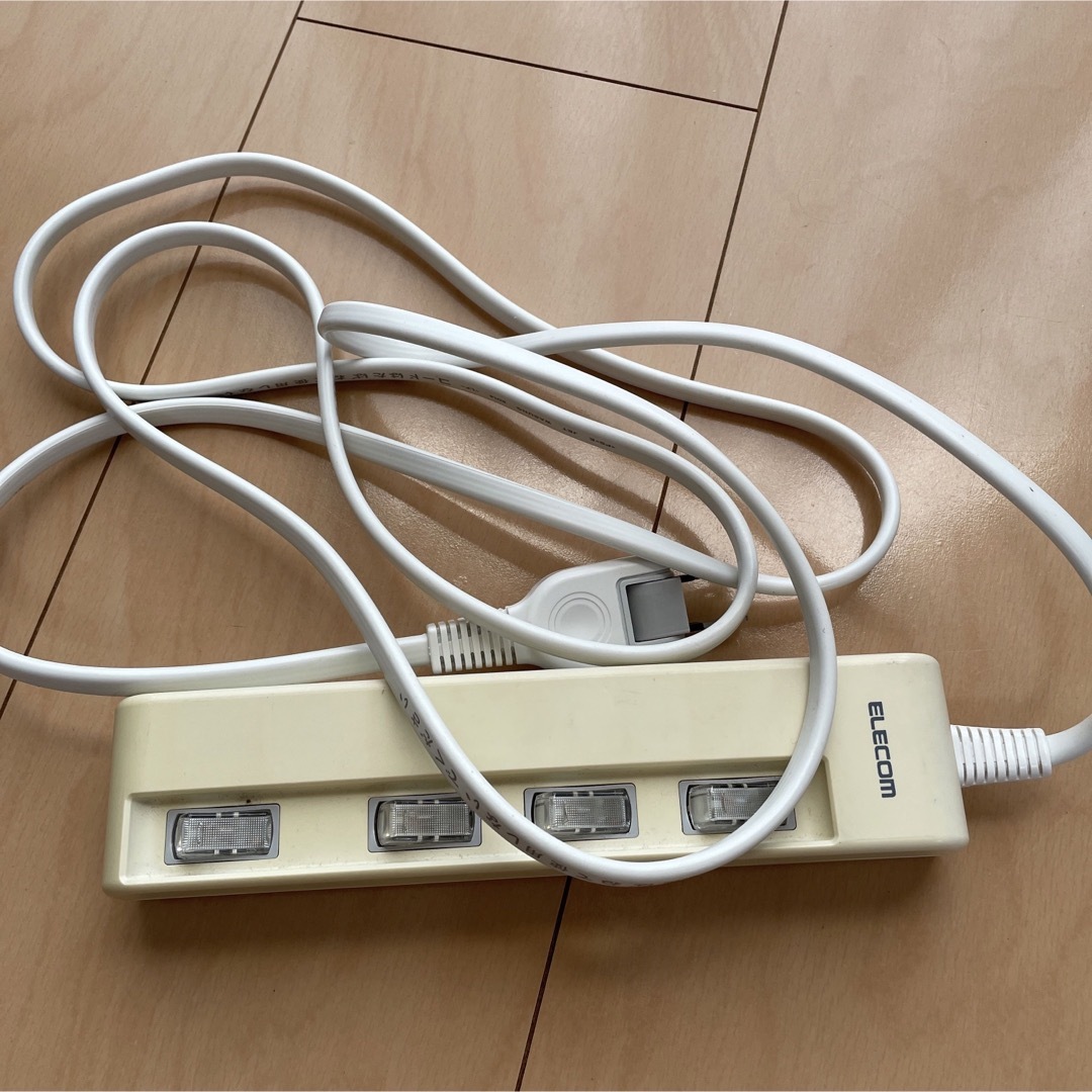 ELECOM(エレコム)の延長コード　2本セット スマホ/家電/カメラの生活家電(その他)の商品写真