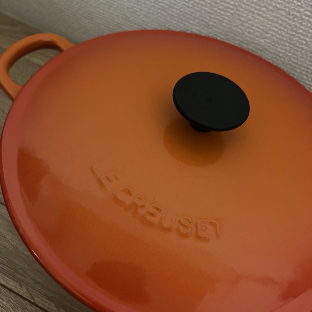 即日発送●新品●LeCreuset ル クルーゼ マルミット 22cm オレンジ