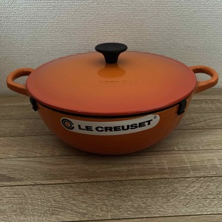 ルクルーゼ(LE CREUSET)の新品●LeCreuset ル クルーゼ マルミット 22cm オレンジ(鍋/フライパン)