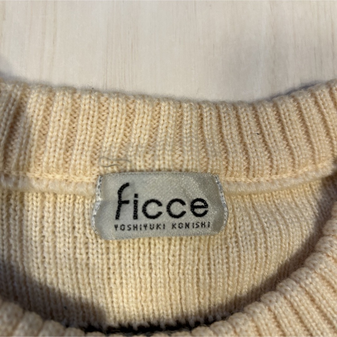 FICCE - FICCE YOSHIYUKI KONISHI ニット セーター L ケンケンの FICCE - FICCE YOSHIYUKI KONISHI ニット セーター L ケンケンの