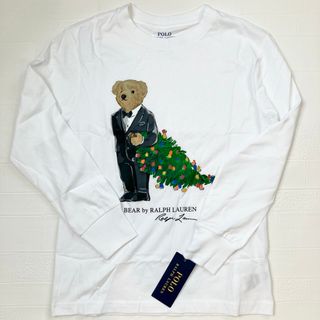 ラルフローレン(Ralph Lauren)の6t120cm クリスマスベア　ロンT ラルフローレン  長袖(Tシャツ/カットソー)