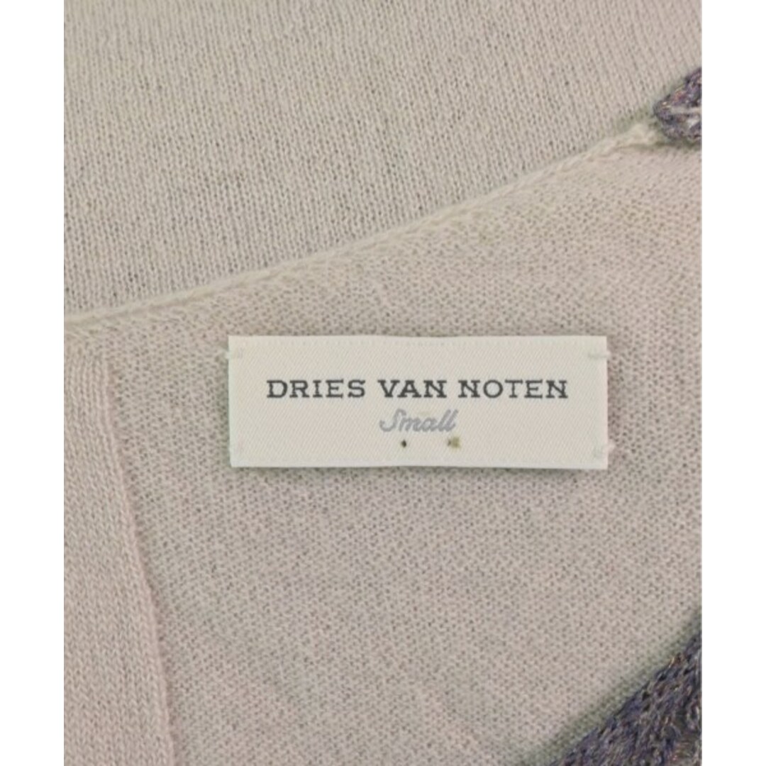 DRIES VAN NOTEN(ドリスヴァンノッテン)のDRIES VAN NOTEN ニット・セーター S 紫系xベージュ 【古着】【中古】 レディースのトップス(ニット/セーター)の商品写真