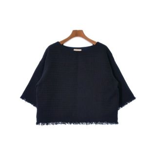 ユナイテッドアローズ(UNITED ARROWS)のUNITED ARROWS ユナイテッドアローズ ブラウス 38(M位) 紺 【古着】【中古】(シャツ/ブラウス(長袖/七分))