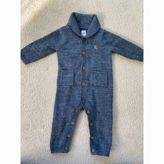 ベビーギャップ(babyGAP)の【美品】babygap ニットロンパース(ロンパース)