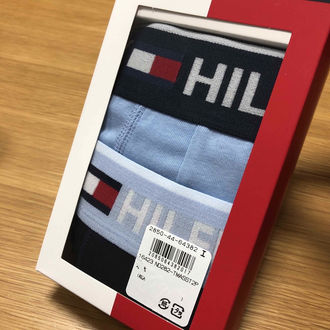 TOMMY HILFIGER(トミーヒルフィガー)の新品 トミー ヒルフィガー TOMMY HILFIGER  ボクサーパンツ 2枚 メンズのアンダーウェア(ボクサーパンツ)の商品写真