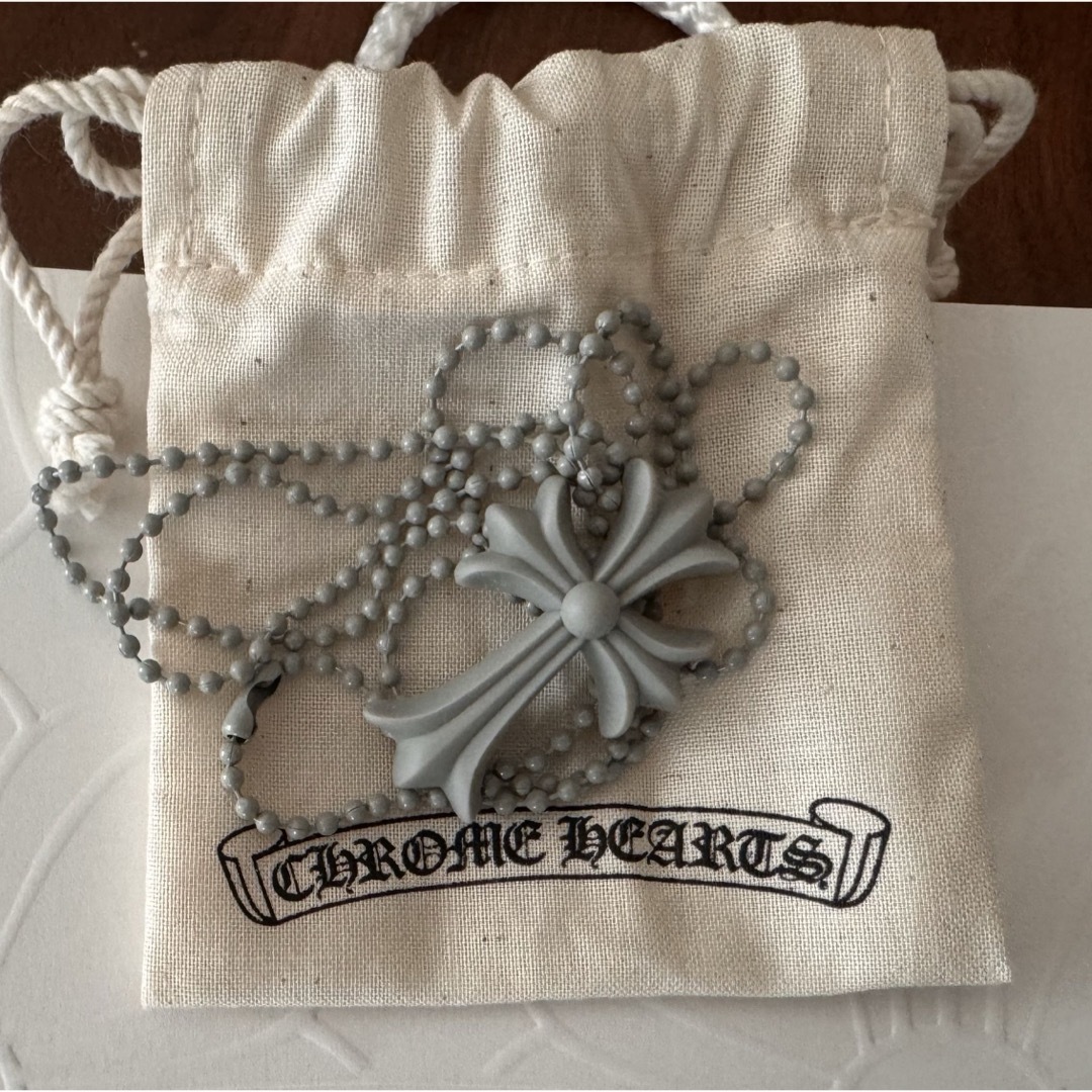 Chrome Hearts Silicone Necklace グレーネックレス