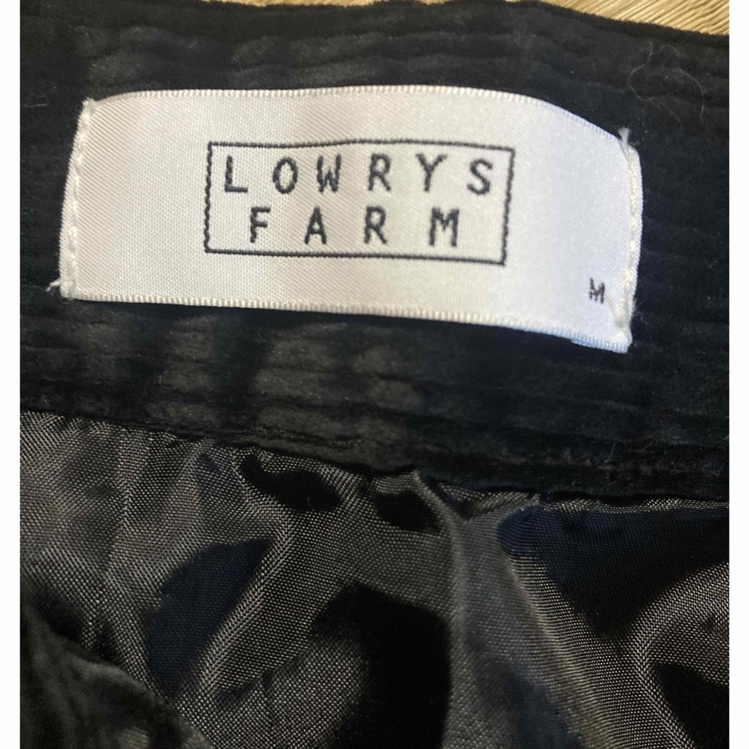 LOWRYS FARM(ローリーズファーム)のローリーズファーム♡ベロアスカートブラック レディースのスカート(ミニスカート)の商品写真