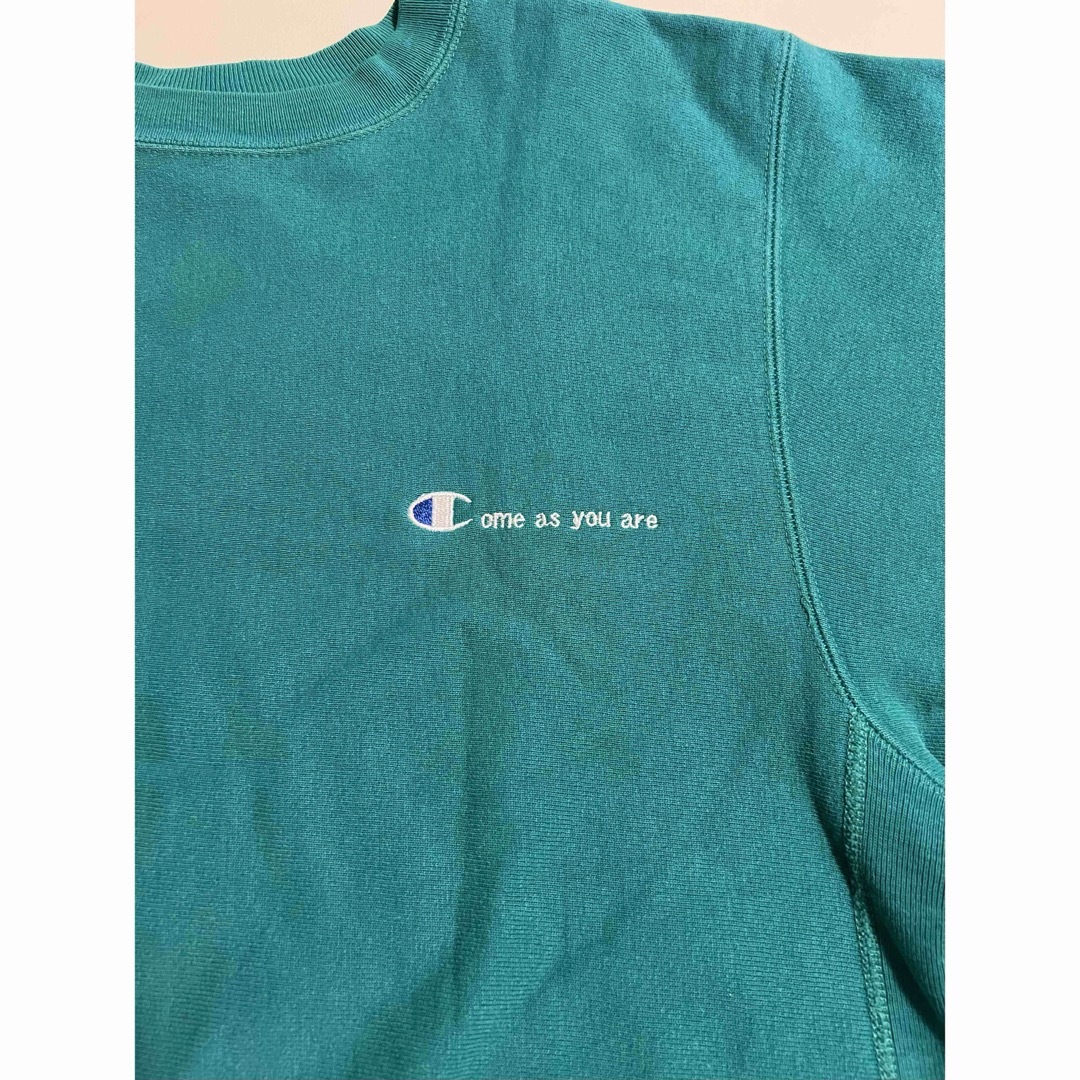 Champion(チャンピオン)の【SPECIAL】Nirvana 90s USA リバースウィーブ 袖目無し L メンズのトップス(スウェット)の商品写真