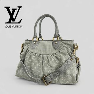 ルイヴィトン(LOUIS VUITTON)の■ルイ・ヴィトンモノグラムデニム■ ネオカビィMM ハンドショルダーバッグ グリ(ショルダーバッグ)