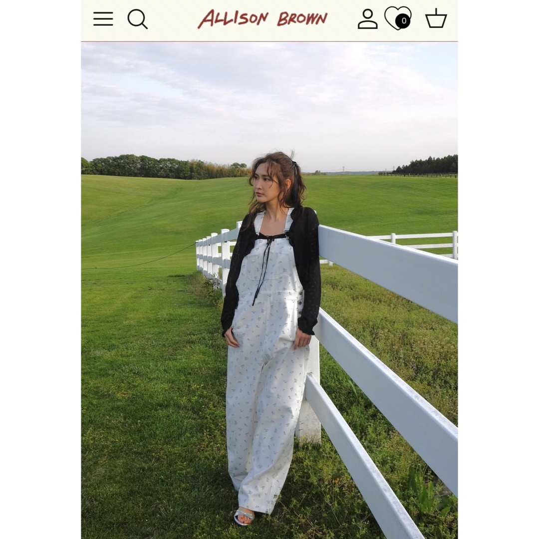 ◎新品未使用 紗栄子 アリソンブラウン オーバーオール ◎新品未使用 紗栄子 アリソンブラウン オーバーオール