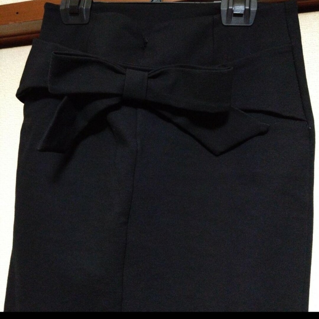 スカート　ジャージ素材　事務 オフィスカジュアル レディースのスカート(ひざ丈スカート)の商品写真