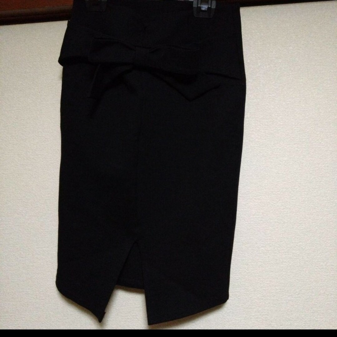 スカート　ジャージ素材　事務 オフィスカジュアル レディースのスカート(ひざ丈スカート)の商品写真